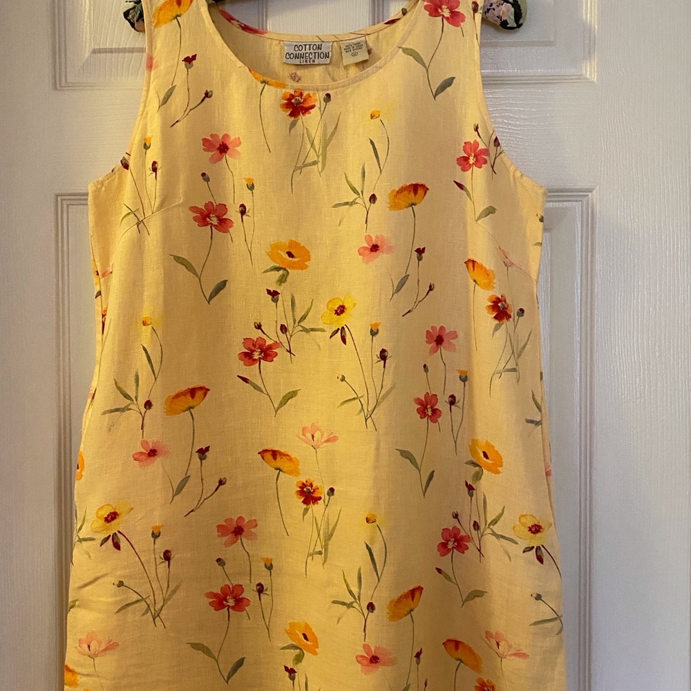 Yellow Floral Maxi Dress